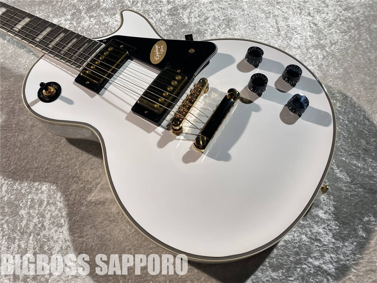 【即納可能】Epiphone(エピフォン) Les Paul Custom (Alpine White) 札幌店