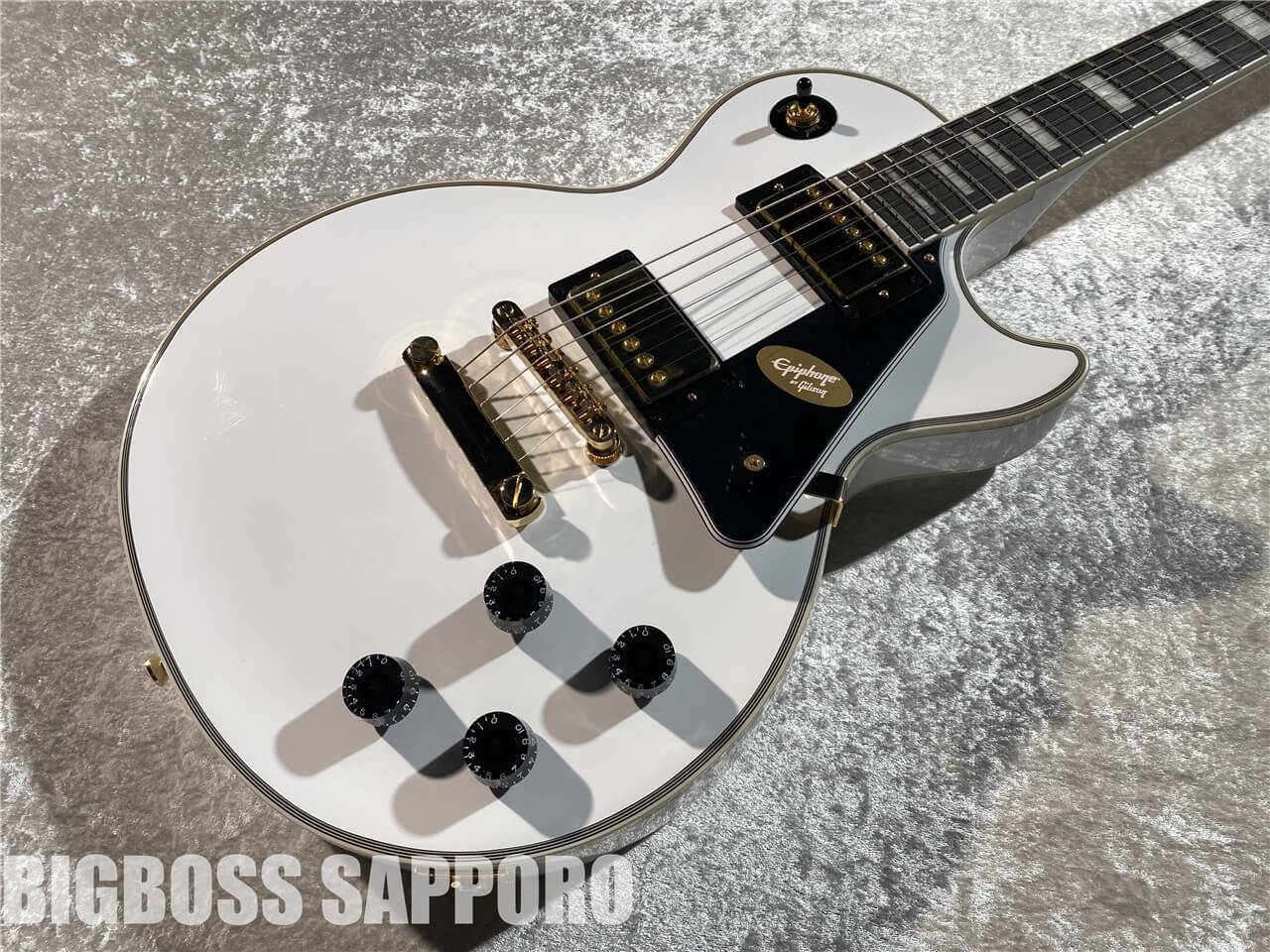 【即納可能】Epiphone(エピフォン) Les Paul Custom (Alpine White) 札幌店