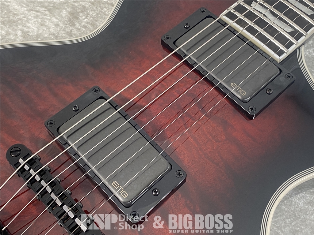 【即納可能】E-II(イーツー) EC QM / See Thru Black Cherry Sunburst お茶の水駅前店(東京) - 6