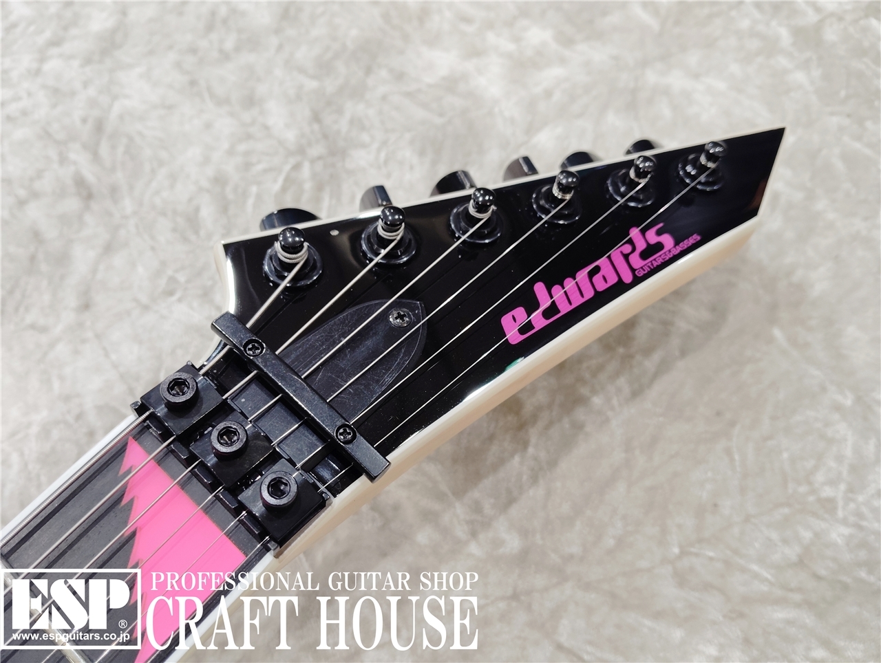 【即納可能】EDWARDS E-ALEXI PINK SAWTOOTH / Black with Pink Pin Stripe　渋谷店