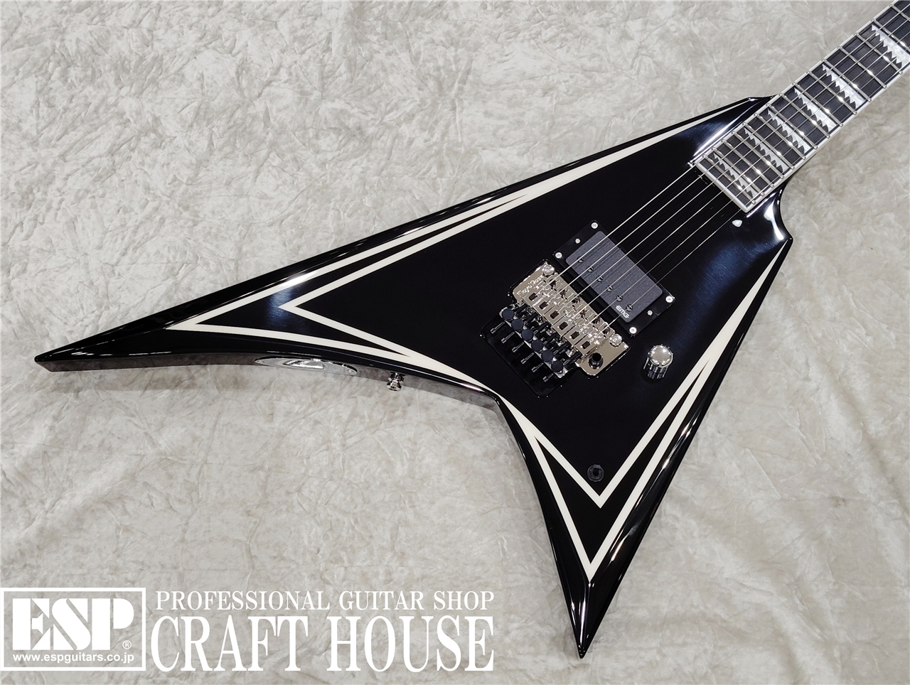 【即納可能】EDWARDS E-ALEXI SAWTOOTH / Black with White Pin Stripe 渋谷店