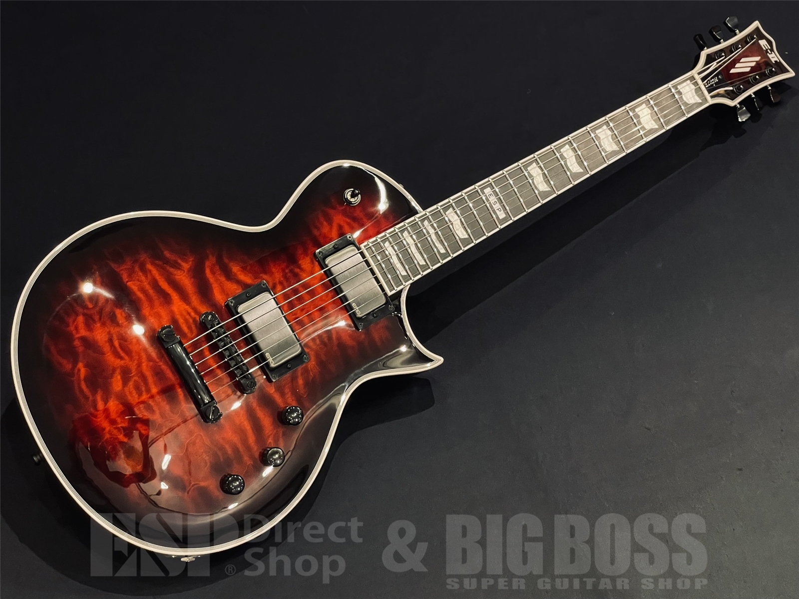 【即納可能】E-II(イーツー) EC QM FL / See Thru Black Cherry Sunburst 京都店
