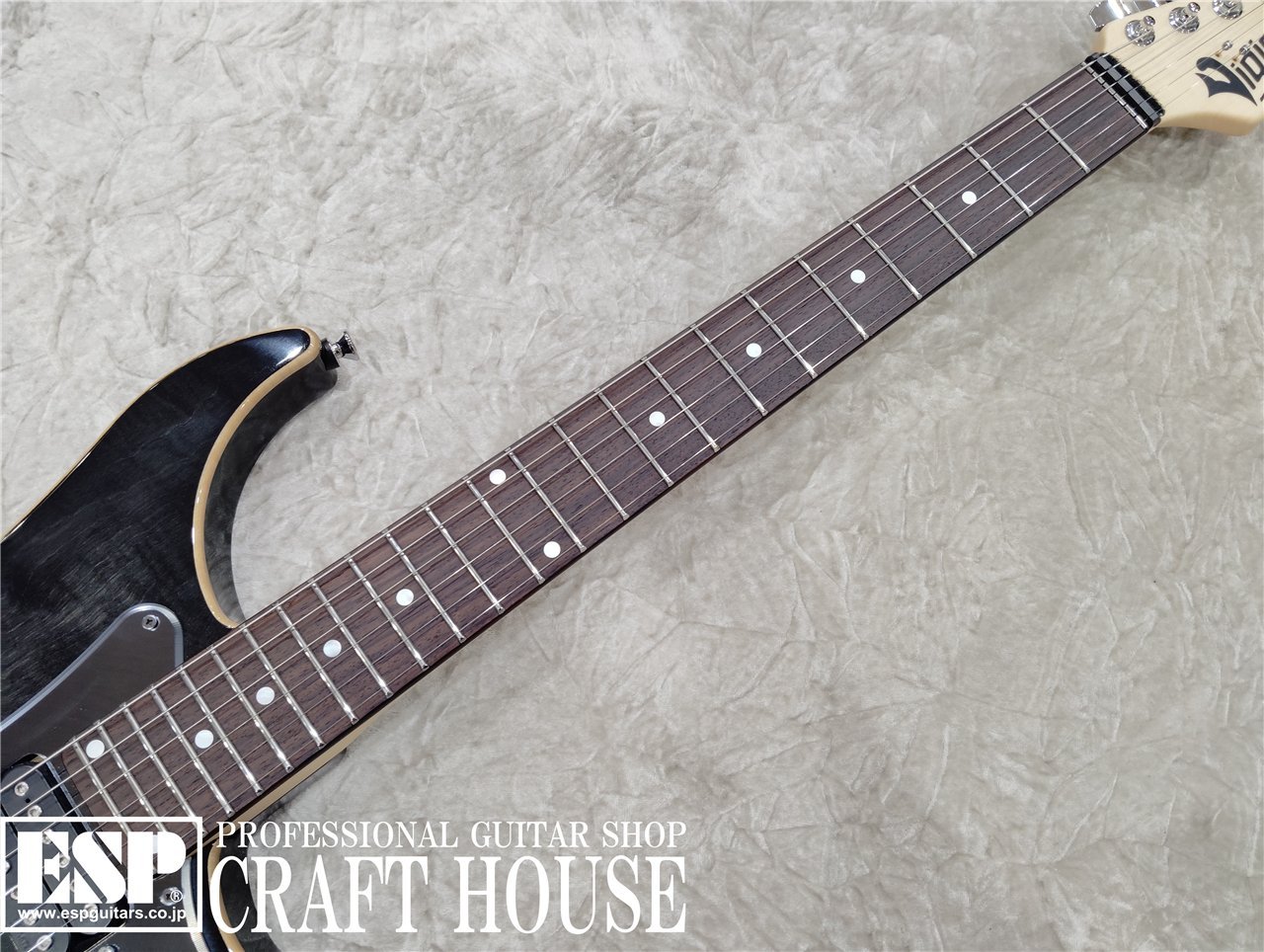 【即納可能】Vigier Guitars Excalibur Custom VE6-CVSP1 / Mysterious Black / Rose / Black Mirror Pickgurd 渋谷店