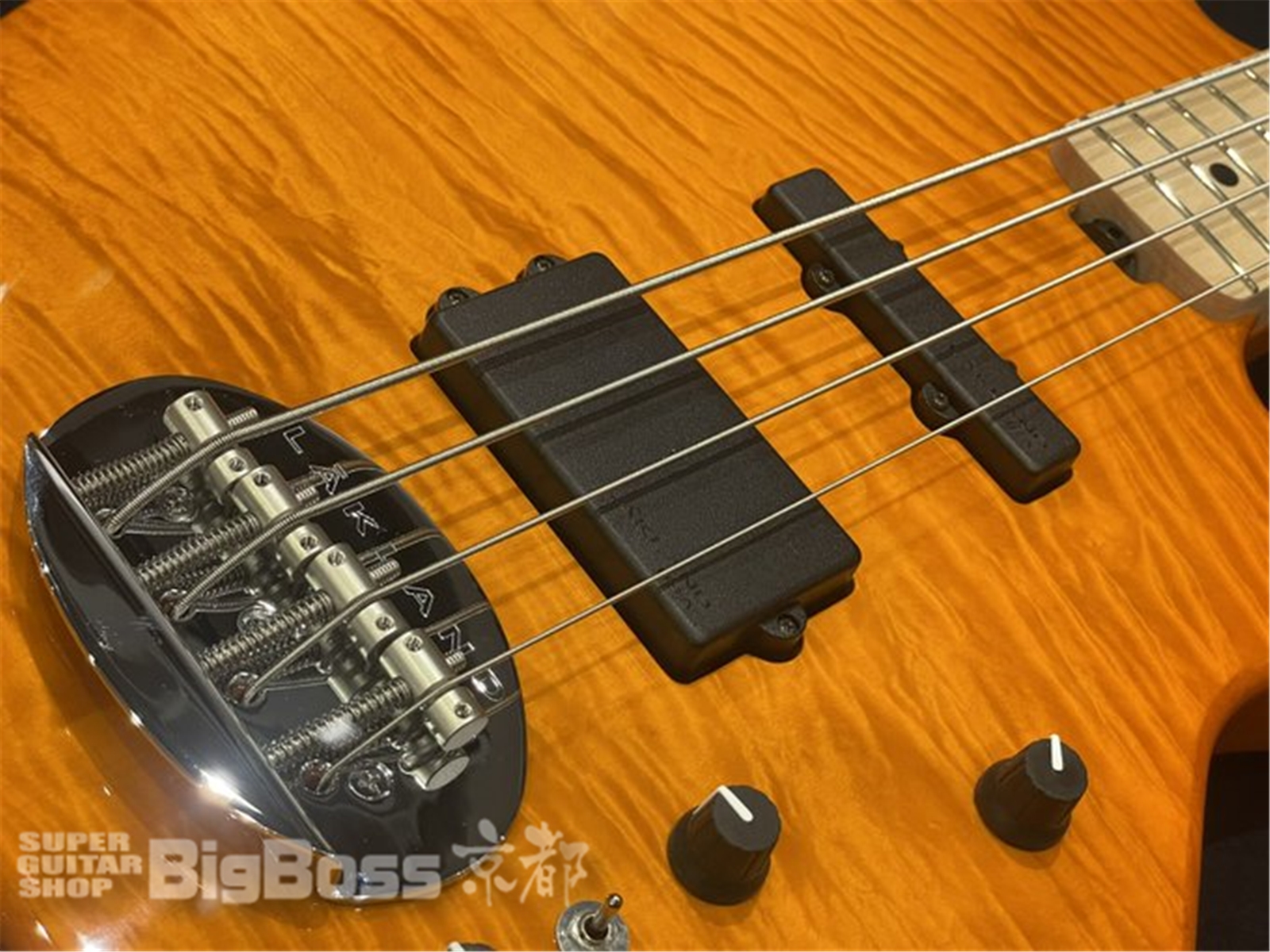 【即納可能】LAKLAND(レイクランド) SL44-94 Deluxe (Maple FB) / Amber Translucent  京都店