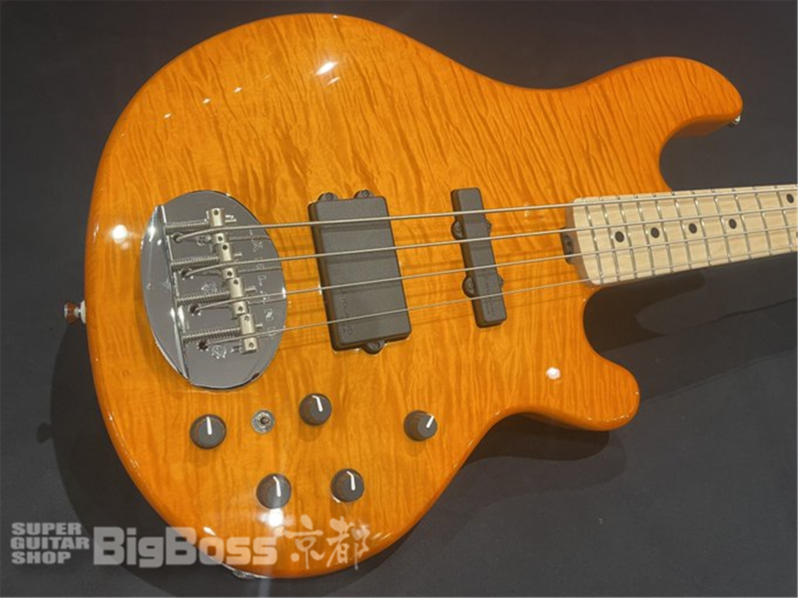 【即納可能】LAKLAND(レイクランド) SL44-94 Deluxe (Maple FB) / Amber Translucent  京都店