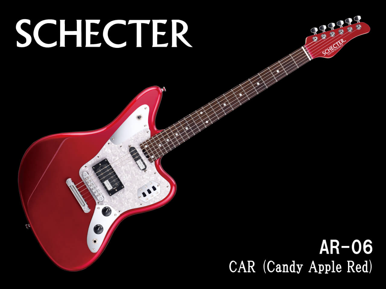 【受注生産】SCHECTER(シェクター) AR-06 / CAR (Candy Apple Red)