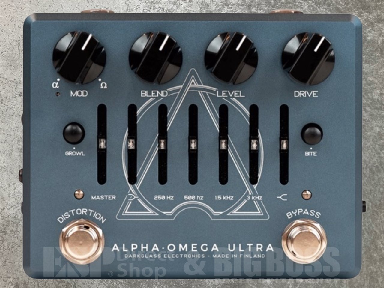 【即納可能】Darkglass Electronics ALPHA · OMEGA ULTRA V2 with AUX-IN (ベース用ディストーション/プリアンプ) 広島店