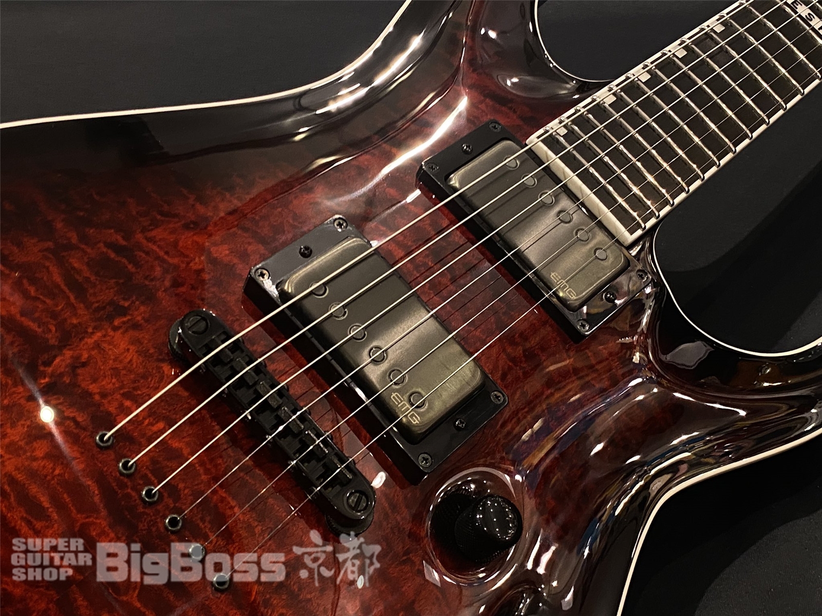 【即納可能】E-II(イーツー) HORIZON NT-II / See Thru Black Cherry Sunburst 京都店