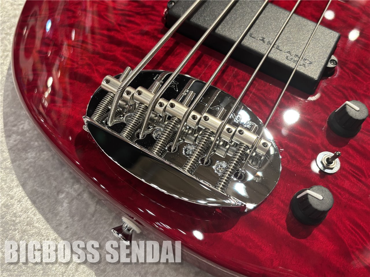 【即納可能】LAKLAND(レイクランド)Shoreline Series SL55-94 Deluxe / Burgundy Translucent / Maple FB 仙台店