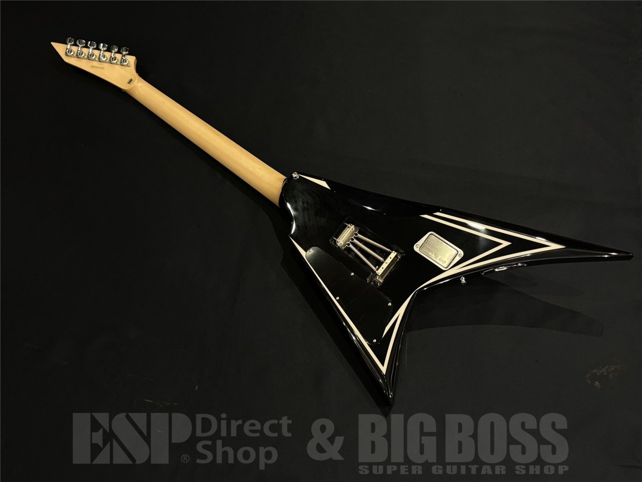 【即納可能】EDWARDS E-ALEXI SAWTOOTH / Black with White Pin Stripe 京都店