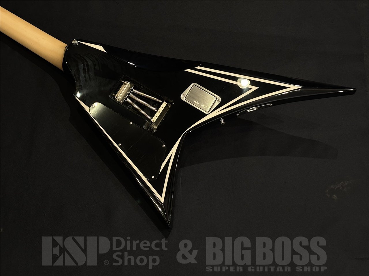 【即納可能】EDWARDS E-ALEXI SAWTOOTH / Black with White Pin Stripe 京都店