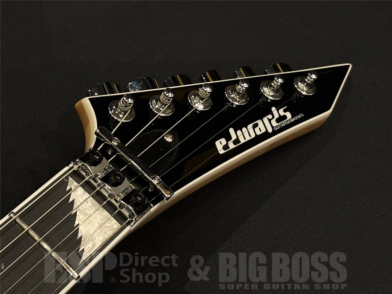 【即納可能】EDWARDS E-ALEXI SAWTOOTH / Black with White Pin Stripe 京都店