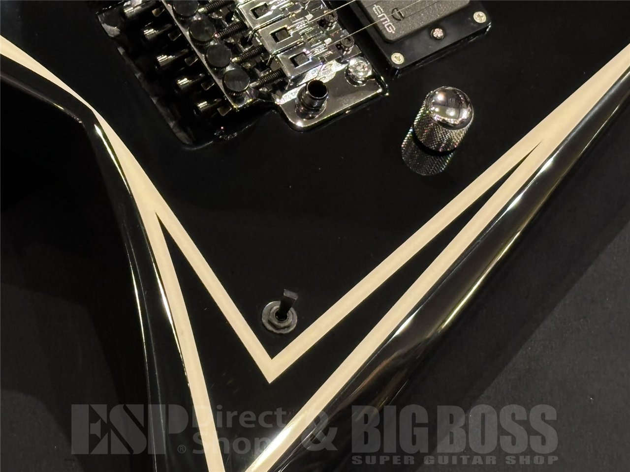 【即納可能】EDWARDS E-ALEXI SAWTOOTH / Black with White Pin Stripe 京都店