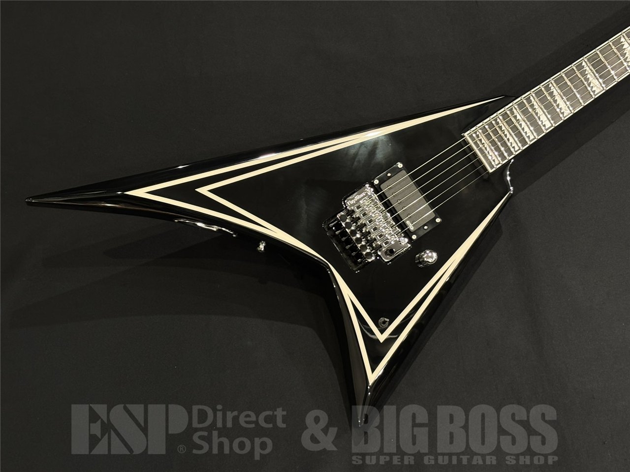 【即納可能】EDWARDS E-ALEXI SAWTOOTH / Black with White Pin Stripe 京都店