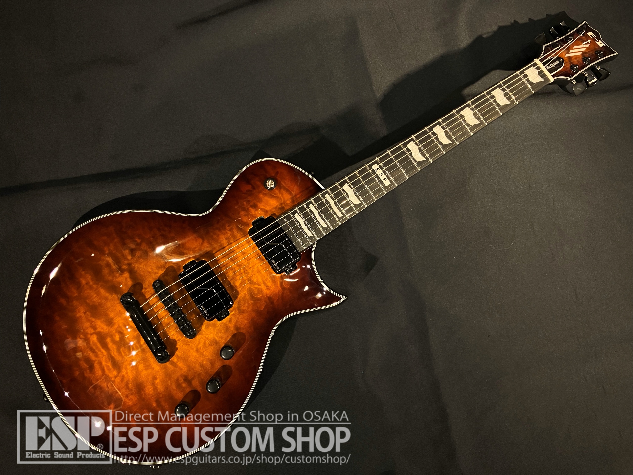 【即納可能】E-II（イーツー）EC QM FL / Tiger Eye Sunburst 大阪店