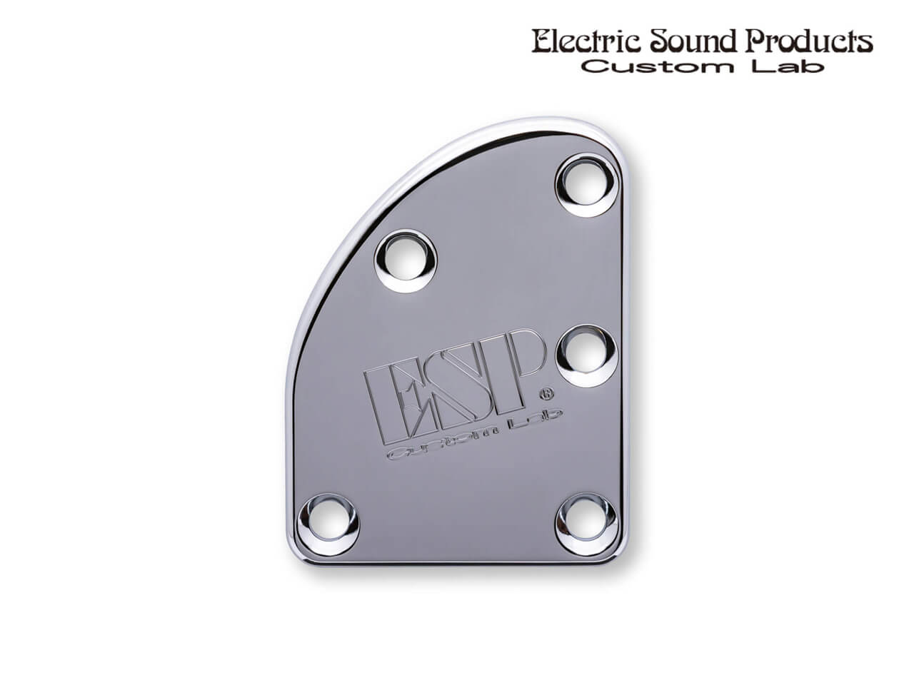 ESP(イーエスピー) Custom Lab T-5 Neck Set Plate Brass Normal Chrome (ネックセットプレート)