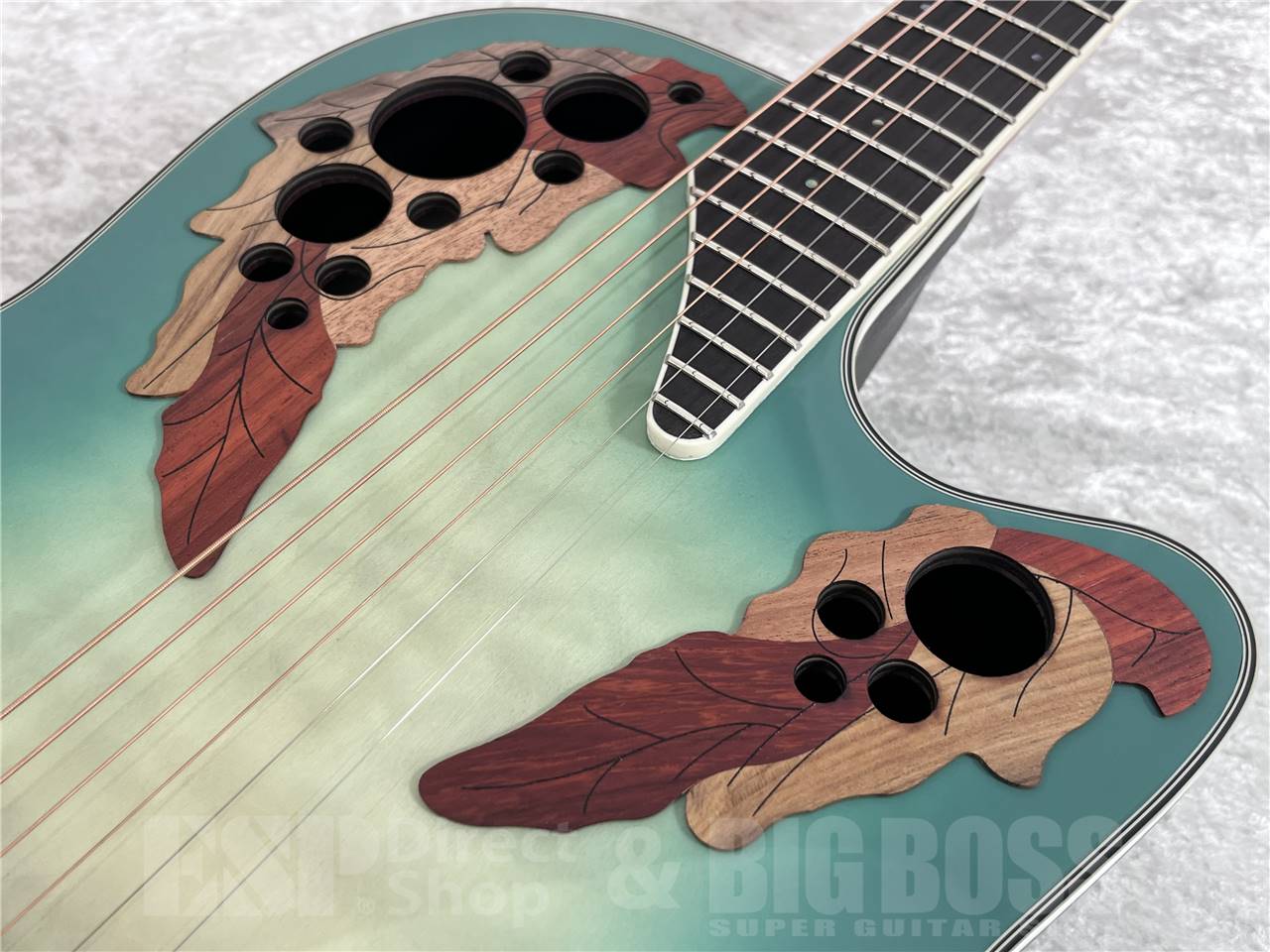 【即納可能】Ovation(オベーション) Celebrity Elite® Exotic Mid Depth CE44X-9B Mint Burst (エレクトリックアコースティックギター) お茶の水駅前店・別館