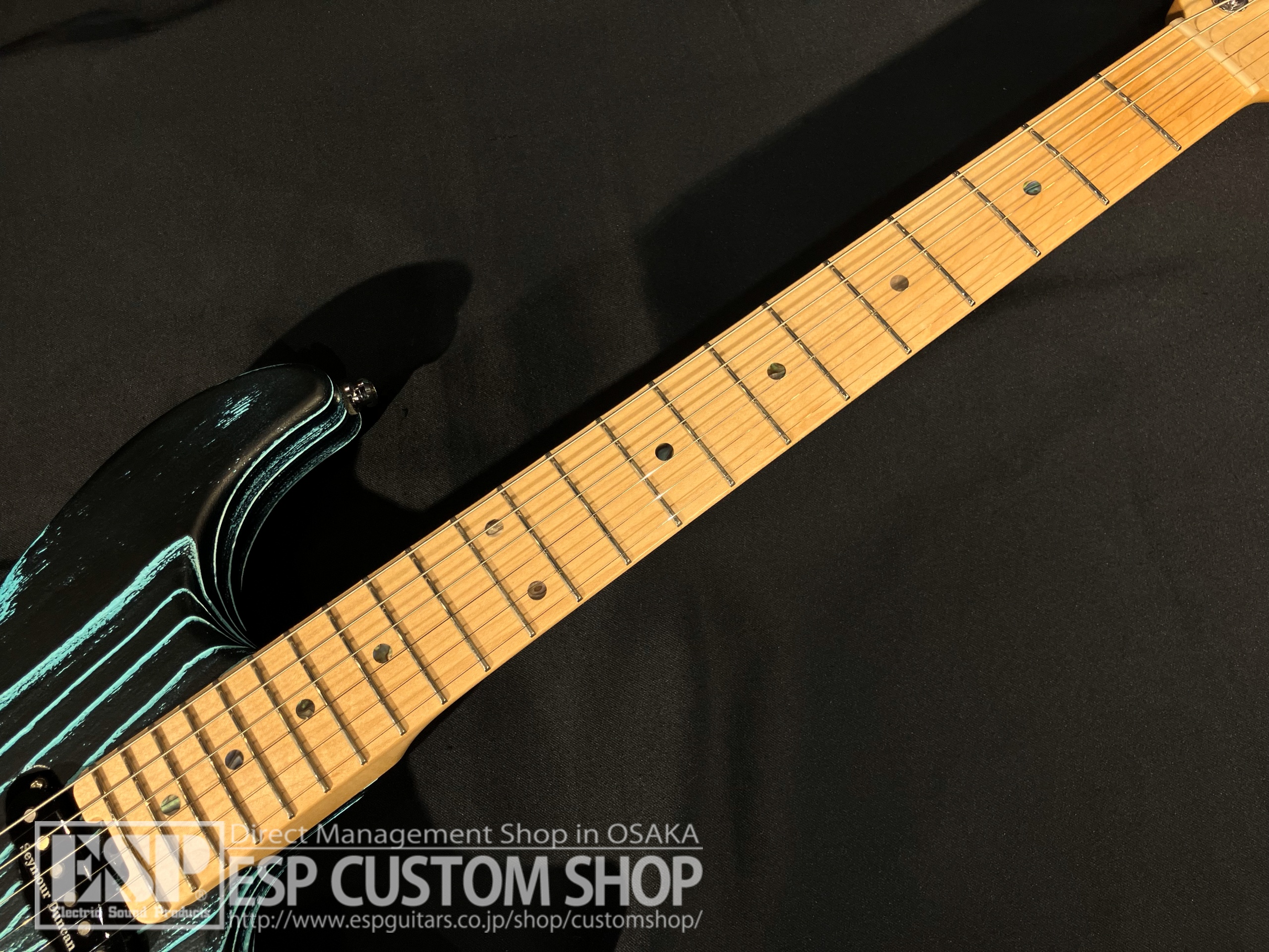 【即納可能】ESP(イーエスピー) SNAPPER-AS/M BR-DRIFTWOOD / Black w/Blue Filler 大阪店