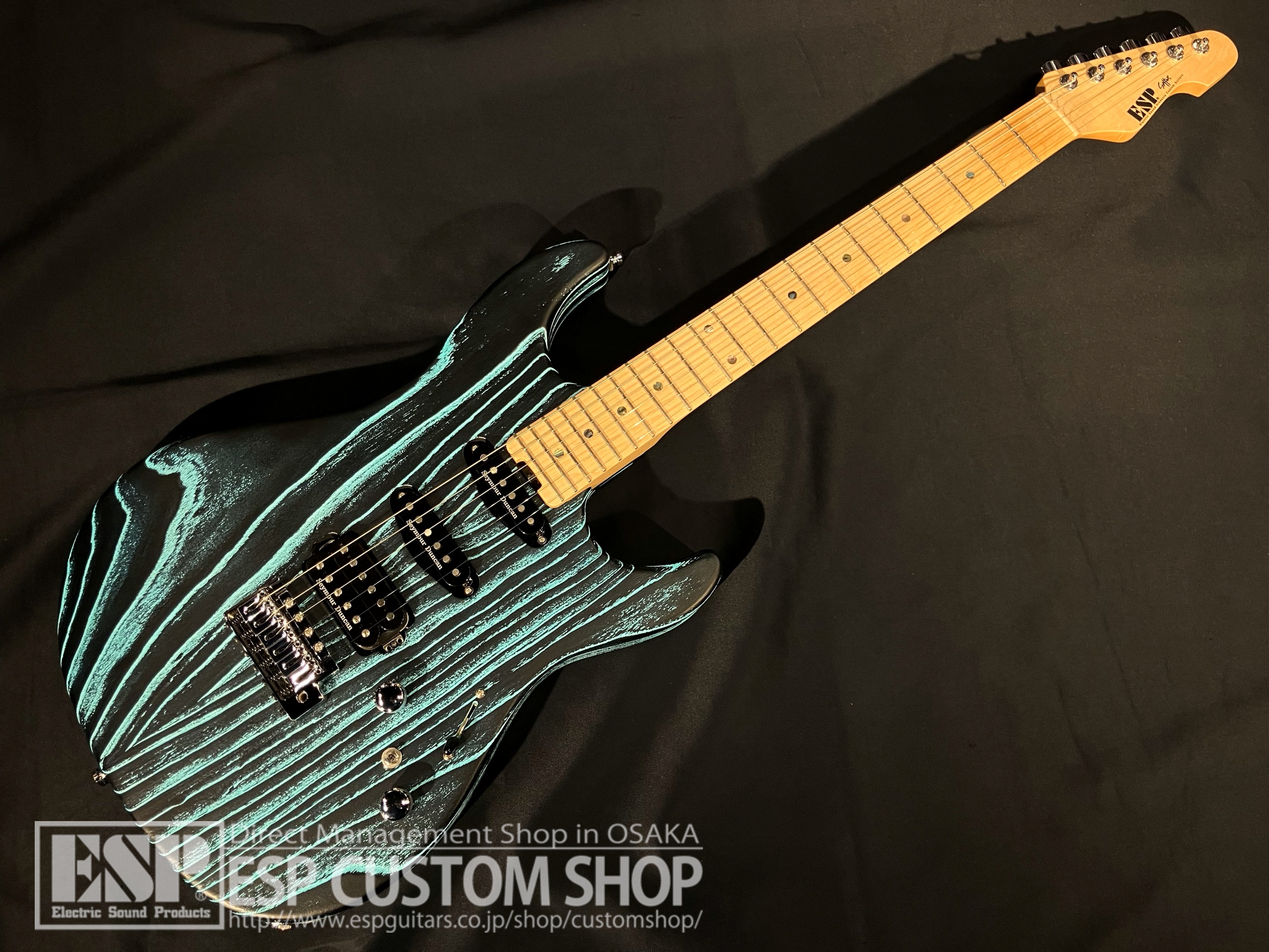 【即納可能】ESP(イーエスピー) SNAPPER-AS/M BR-DRIFTWOOD / Black w/Blue Filler 大阪店