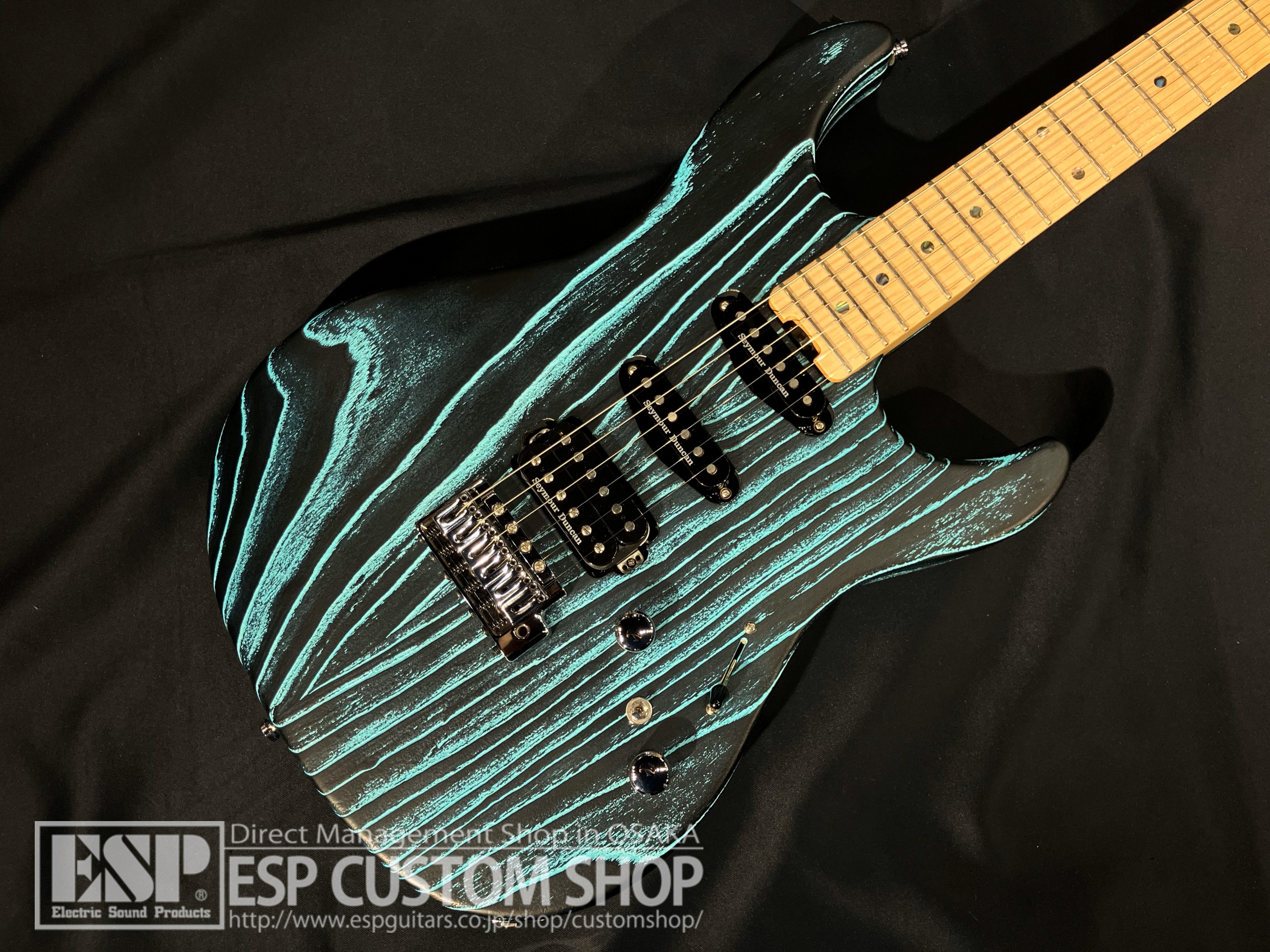 【即納可能】ESP(イーエスピー) SNAPPER-AS/M BR-DRIFTWOOD / Black w/Blue Filler 大阪店