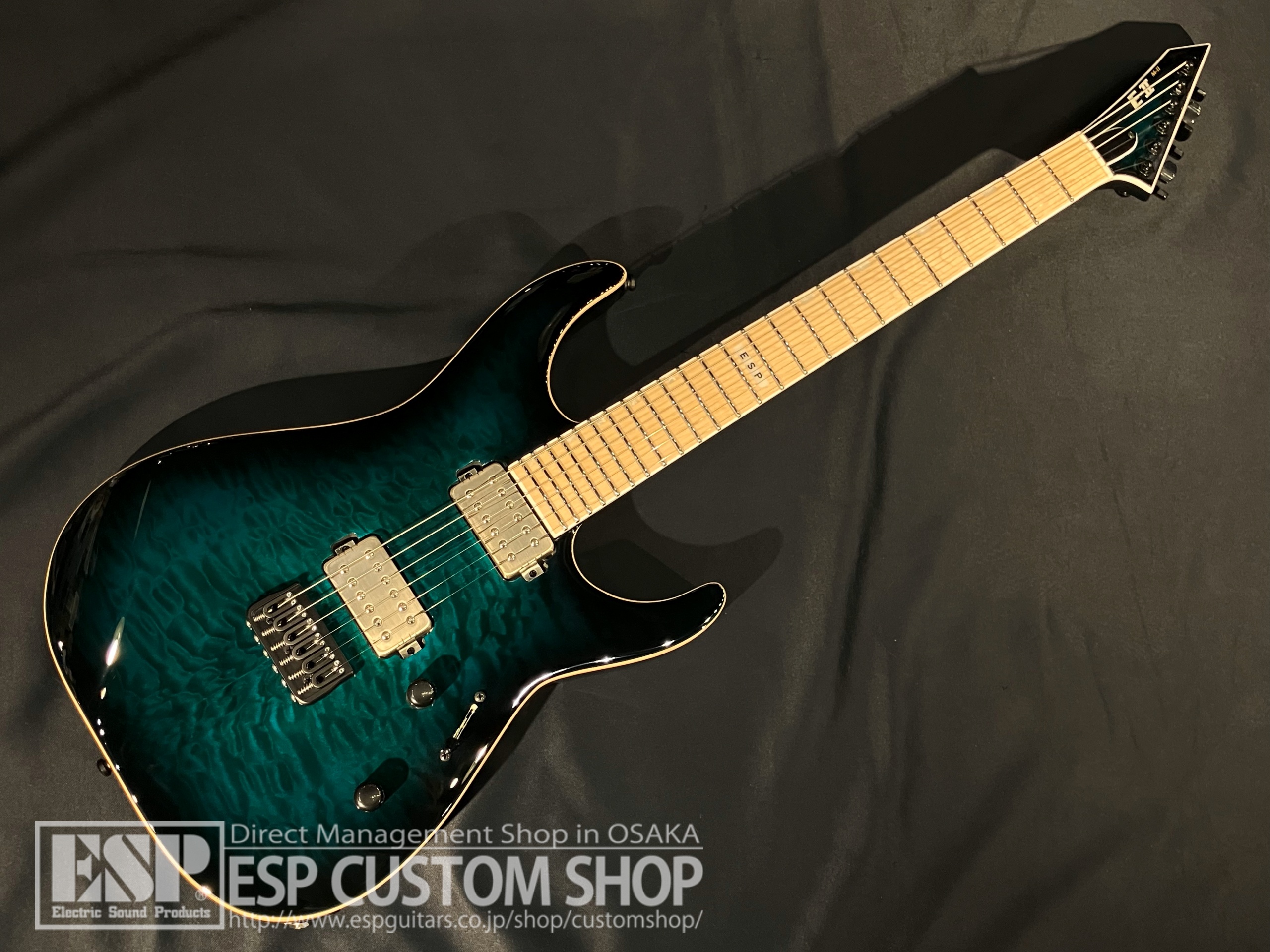 【即納可能】E-II(イーツー) M-II NT HS QM(エムツー) / Black Turquoise Burst 大阪店