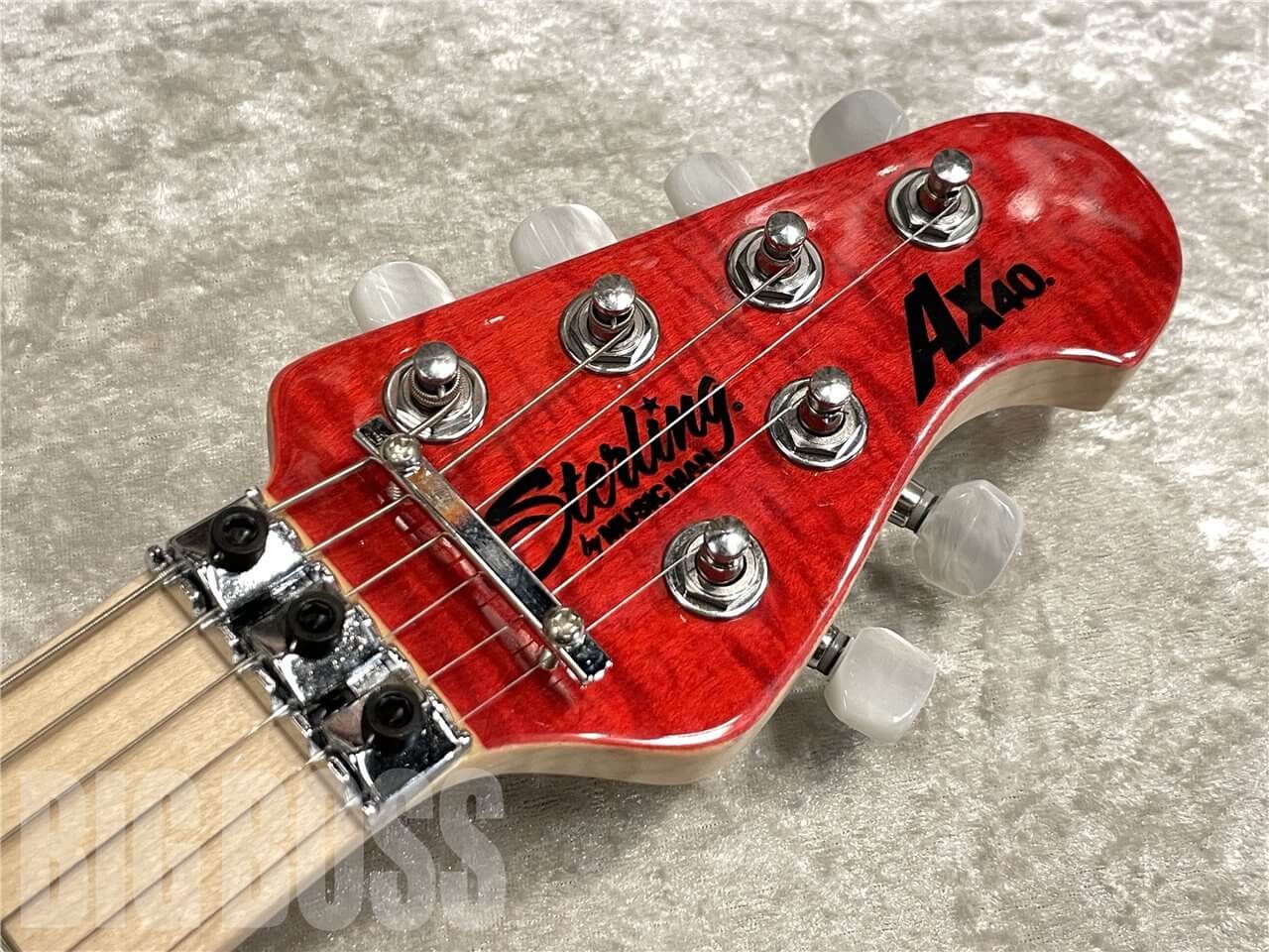 【即納可能】Sterling by MUSIC MAN（スターリンバイミュージックマン）AX40（Transparent Red）　名古屋店