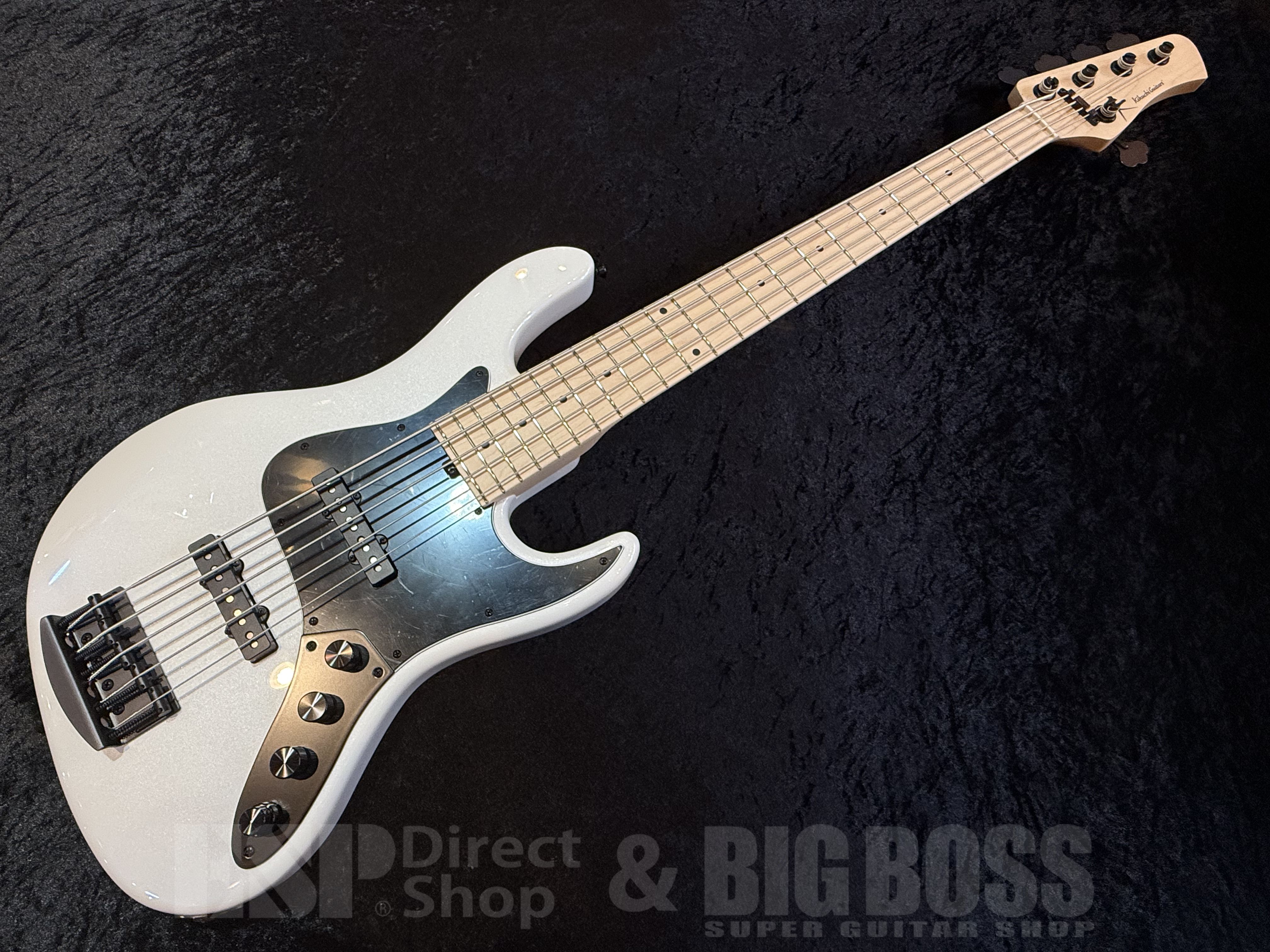 【即納可能】 Kikuchi Guitars （キクチギターズ） Hermes MV5 LE 【Snowflake White Pearl】 福岡店