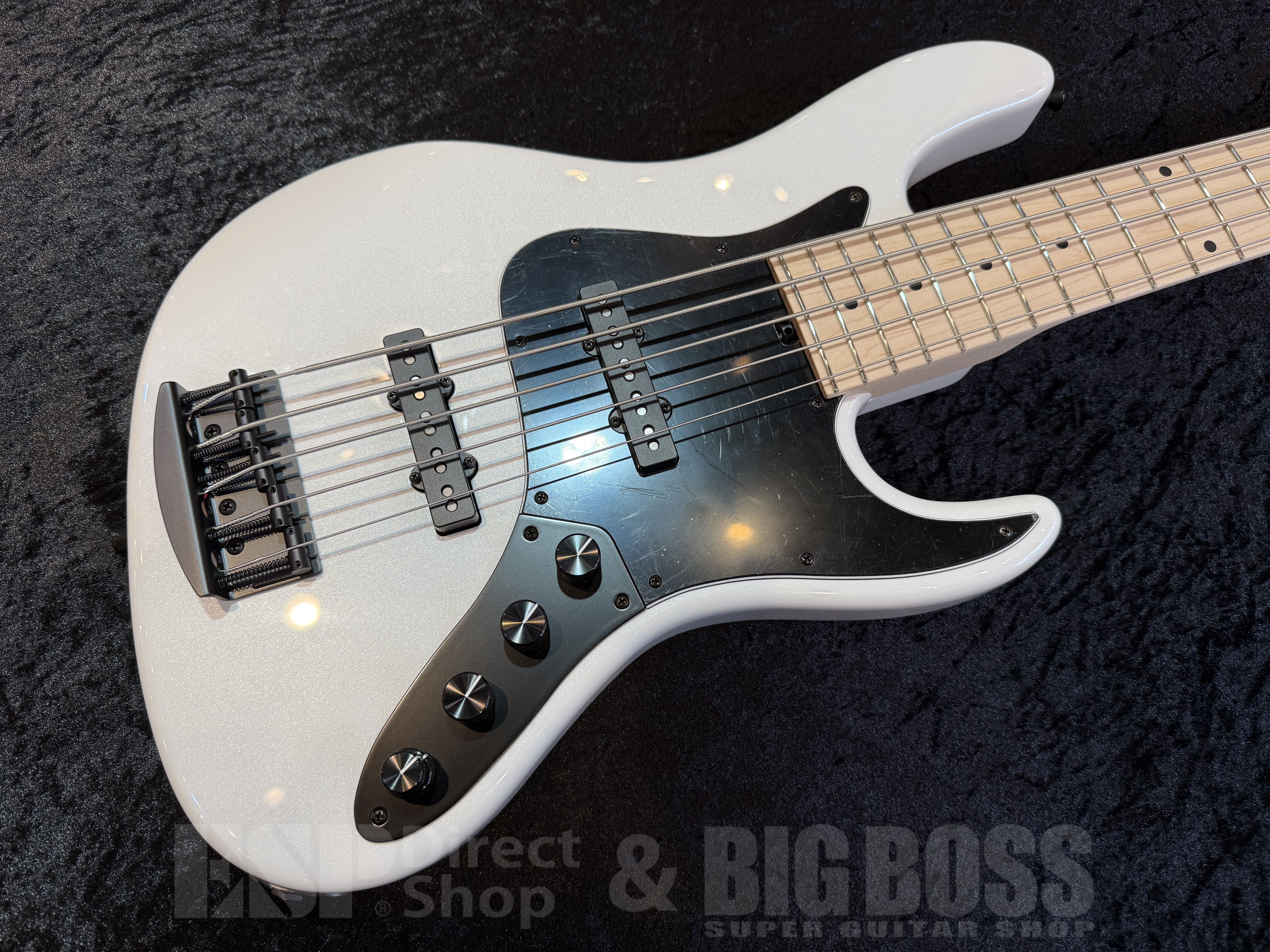 【即納可能】 Kikuchi Guitars （キクチギターズ） Hermes MV5 LE 【Snowflake White Pearl】 福岡店