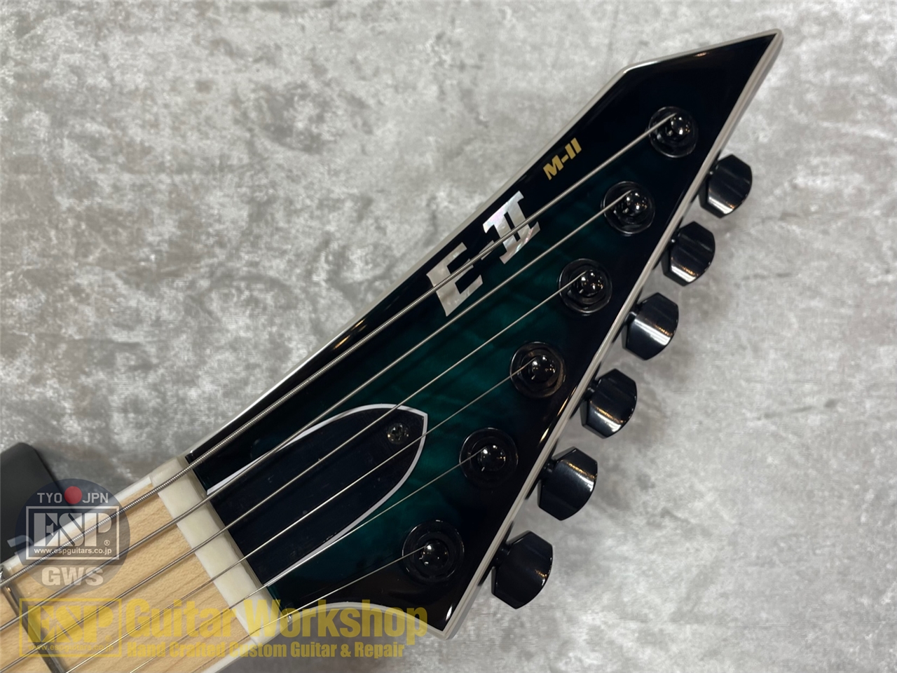 【即納可能】E-II (イーツー) M-II NT HS QM / Black Turquoise Burst GWS