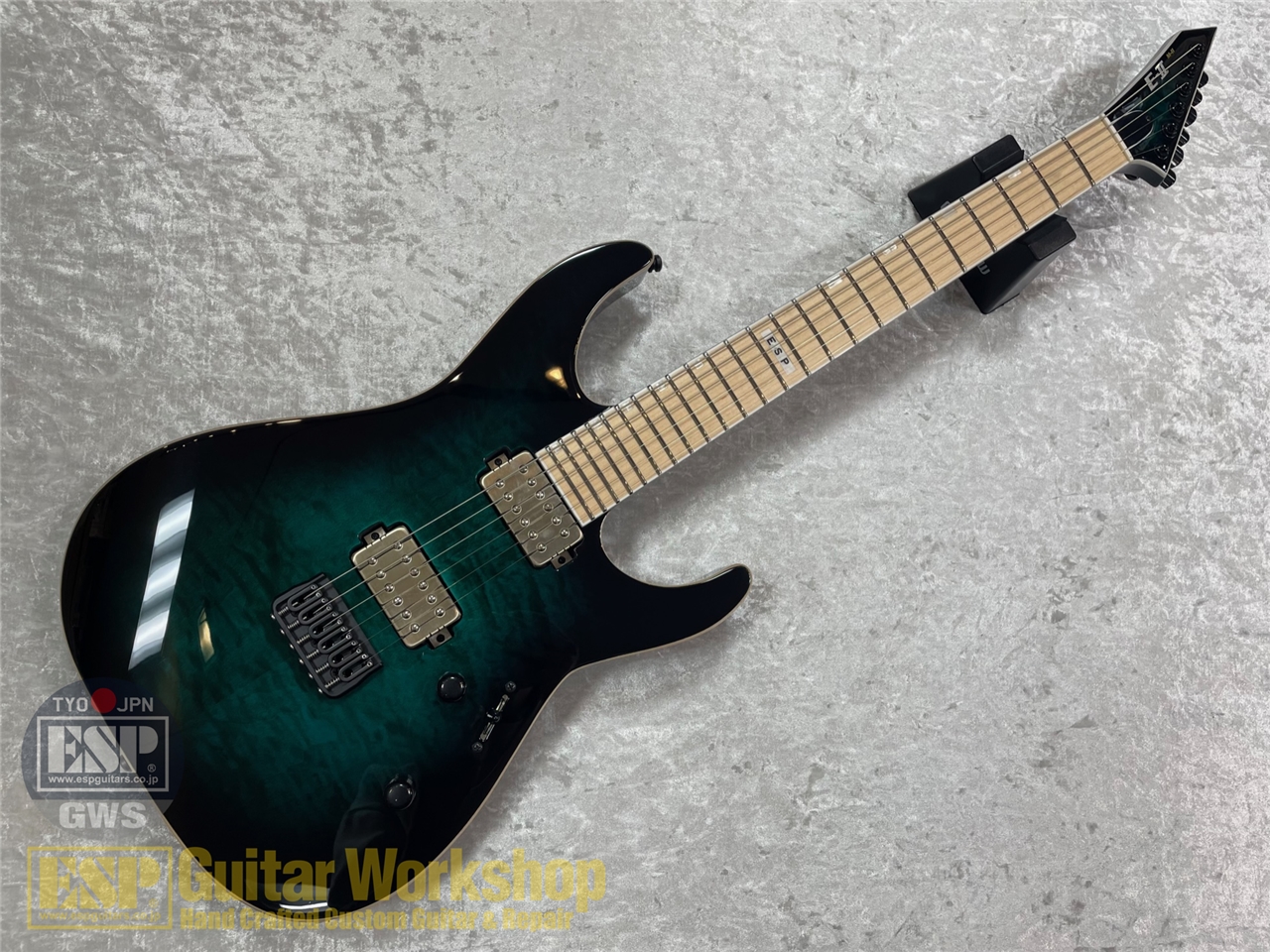 【即納可能】E-II (イーツー) M-II NT HS QM / Black Turquoise Burst GWS