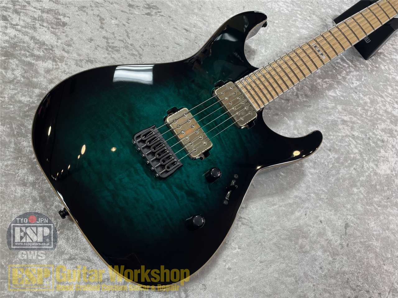 【即納可能】E-II (イーツー) M-II NT HS QM / Black Turquoise Burst GWS