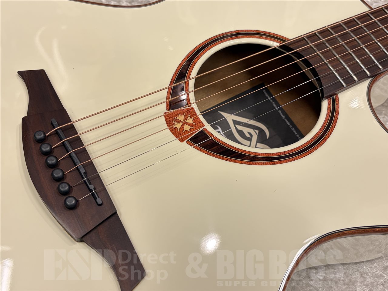 【即納可能】LAG Guitars(ラグギターズ)T118ASCE(Ivory) 名古屋店