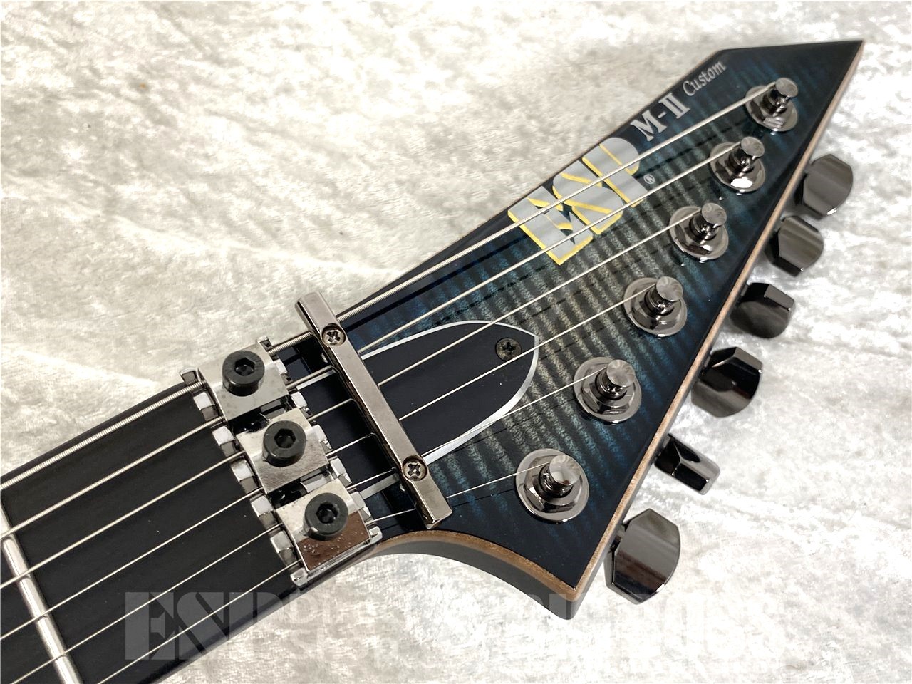 【受注生産】ESP(イーエスピー) M-II CTM FR/FM (Black Aqua Burst C w/Blue Pearl Black)