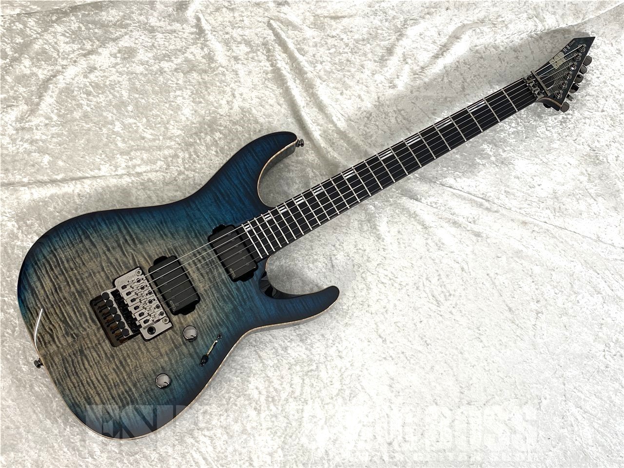 【受注生産】ESP(イーエスピー) M-II CTM FR/FM (Black Aqua Burst C w/Blue Pearl Black)