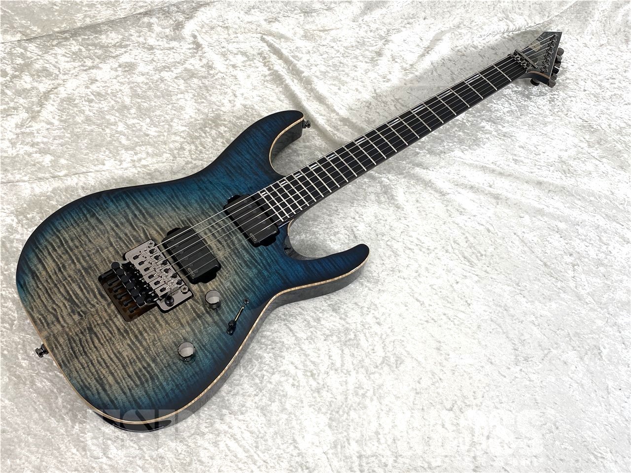 【受注生産】ESP(イーエスピー) M-II CTM FR/FM (Black Aqua Burst C w/Blue Pearl Black)