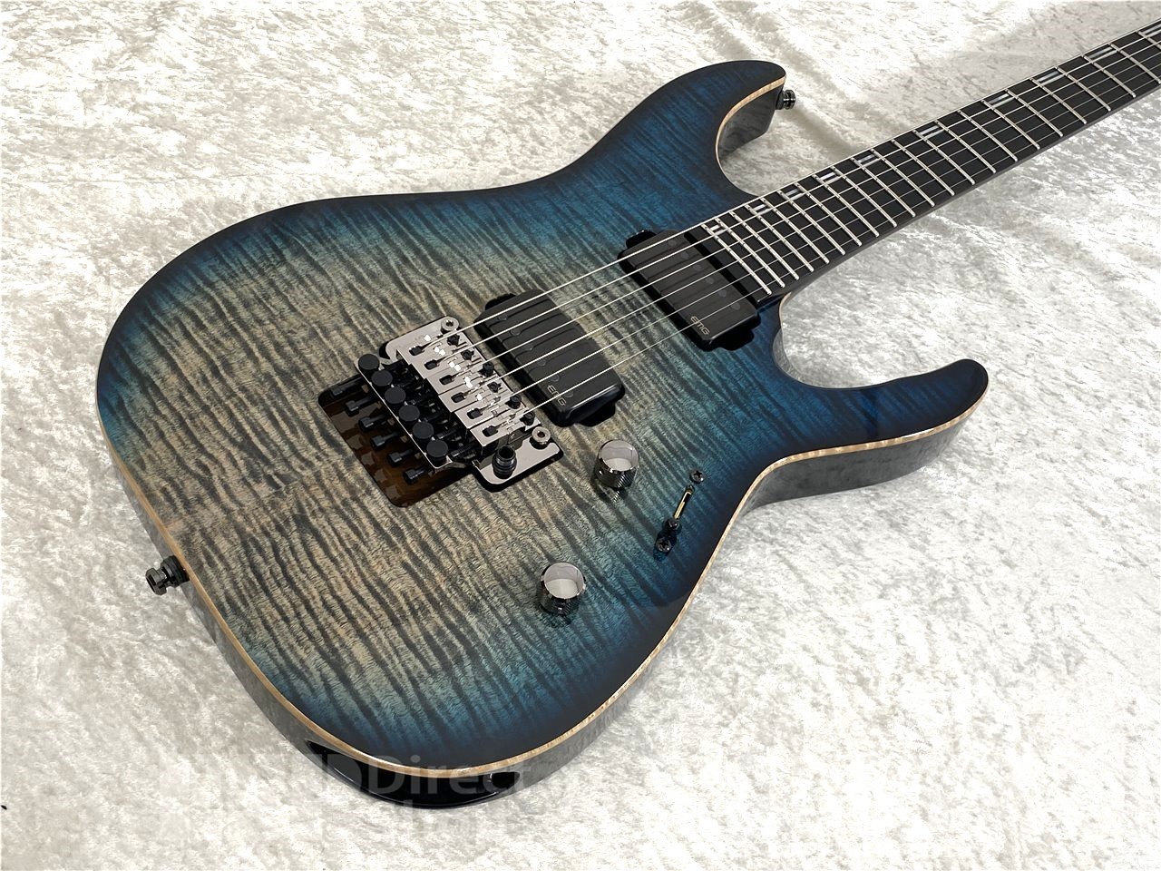 【受注生産】ESP(イーエスピー) M-II CTM FR/FM (Black Aqua Burst C w/Blue Pearl Black)