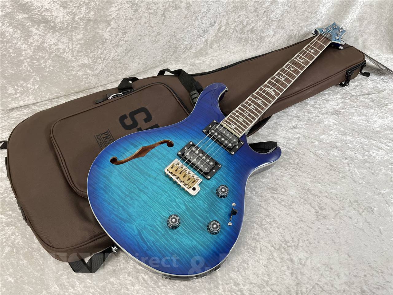 【即納可能】Paul Reed Smith (PRS/ポールリードスミス) SE Custom 24 Semi-Hollow Piezo / Lake Blue(2024年製) お茶の水駅前店・別館