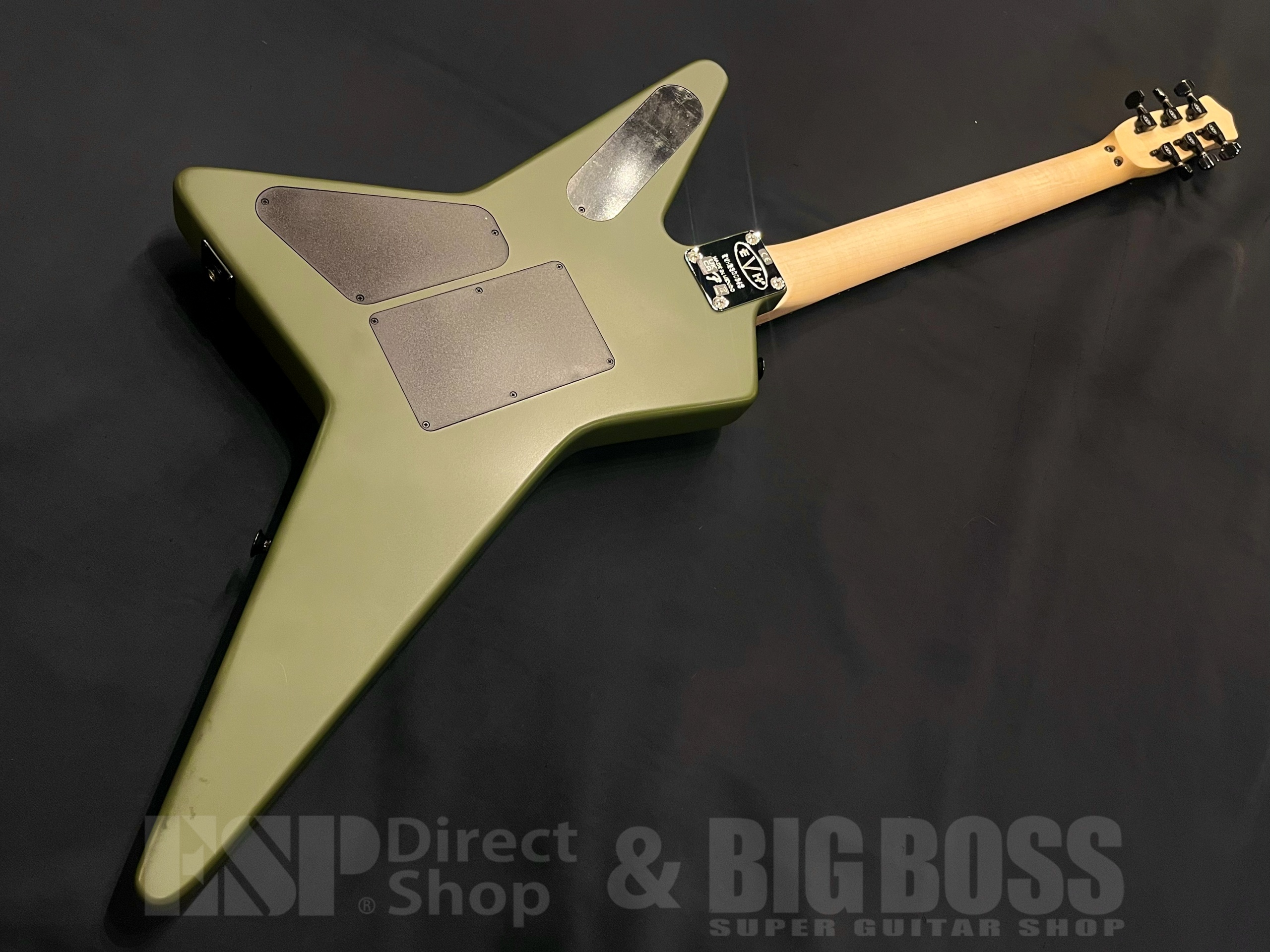 【即納可能/中古品】EVH Limited Edition Star Ebony / Matte Army Drab 大阪店