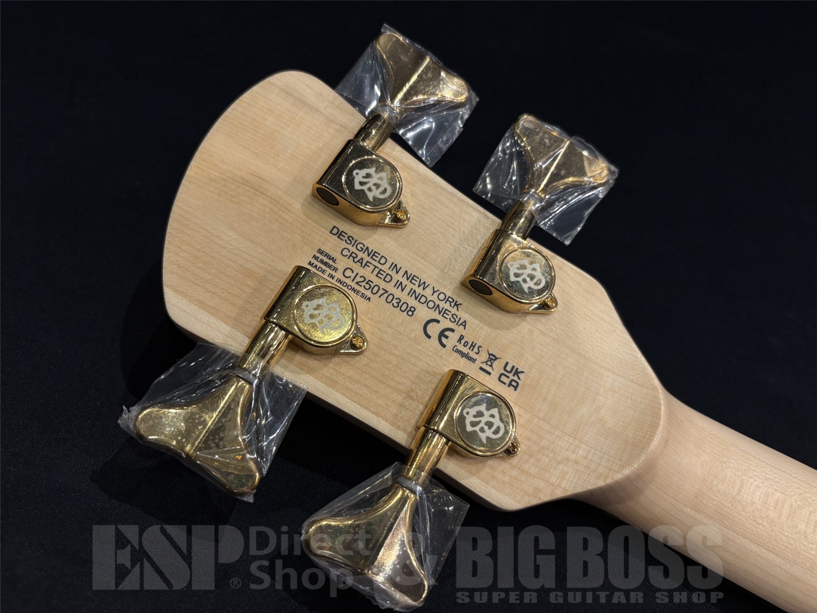 【即納可能】Spector(スペクター) NS Icon Bolt-On 4 / Black 京都店