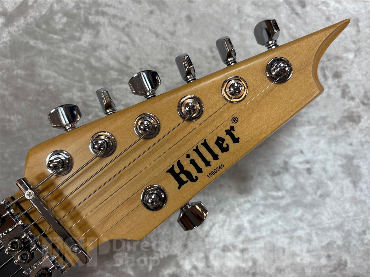 ※ご商談専用【即納可能】Killer（キラー） KG-Fascinator Seven the Empress galaxy black petals/SAKI MODEL  GWS + Elixir®(エリクサー) OPTIWEB 7-STRING SUPER LIGHT [009-052 #19007] (エレキギター弦/7弦用)