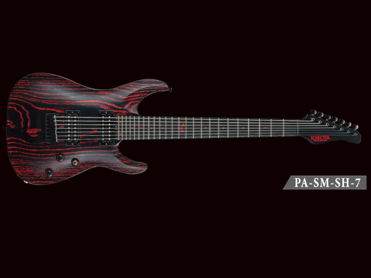 【お取寄せ商品】SCHECTER ARTIST SERIES PA-SM-SH-7【SHOW-HATE MODEL】
