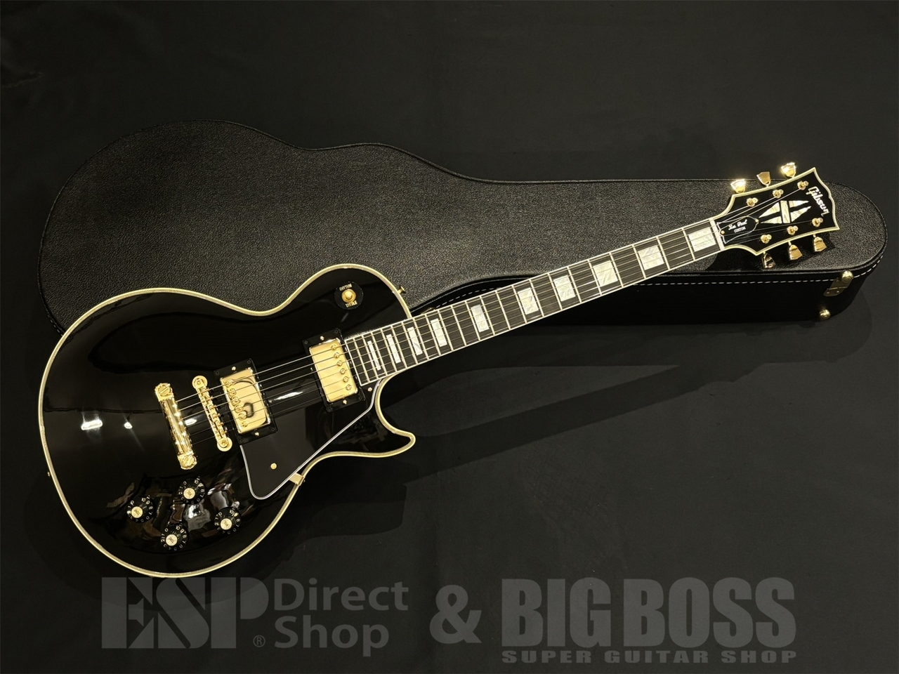 【即納可能】Gibson(ギブソン) Custom Shop 1968 Les Paul Custom Reissue / Ebony 京都店