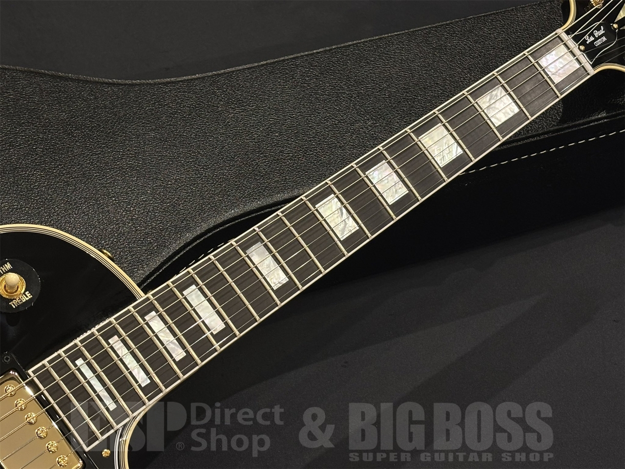 【即納可能】Gibson(ギブソン) Custom Shop 1968 Les Paul Custom Reissue / Ebony 京都店