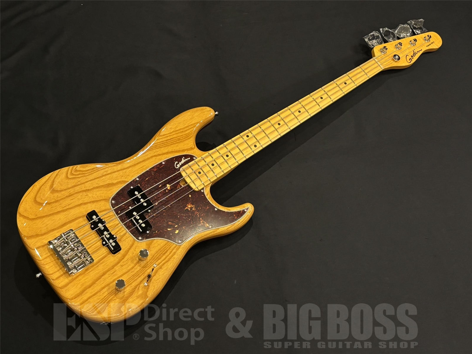 【即納可】Godin(ゴダン)Passion RG-4 Swamp Ash Bass / Natural Swamp Ash 京都店