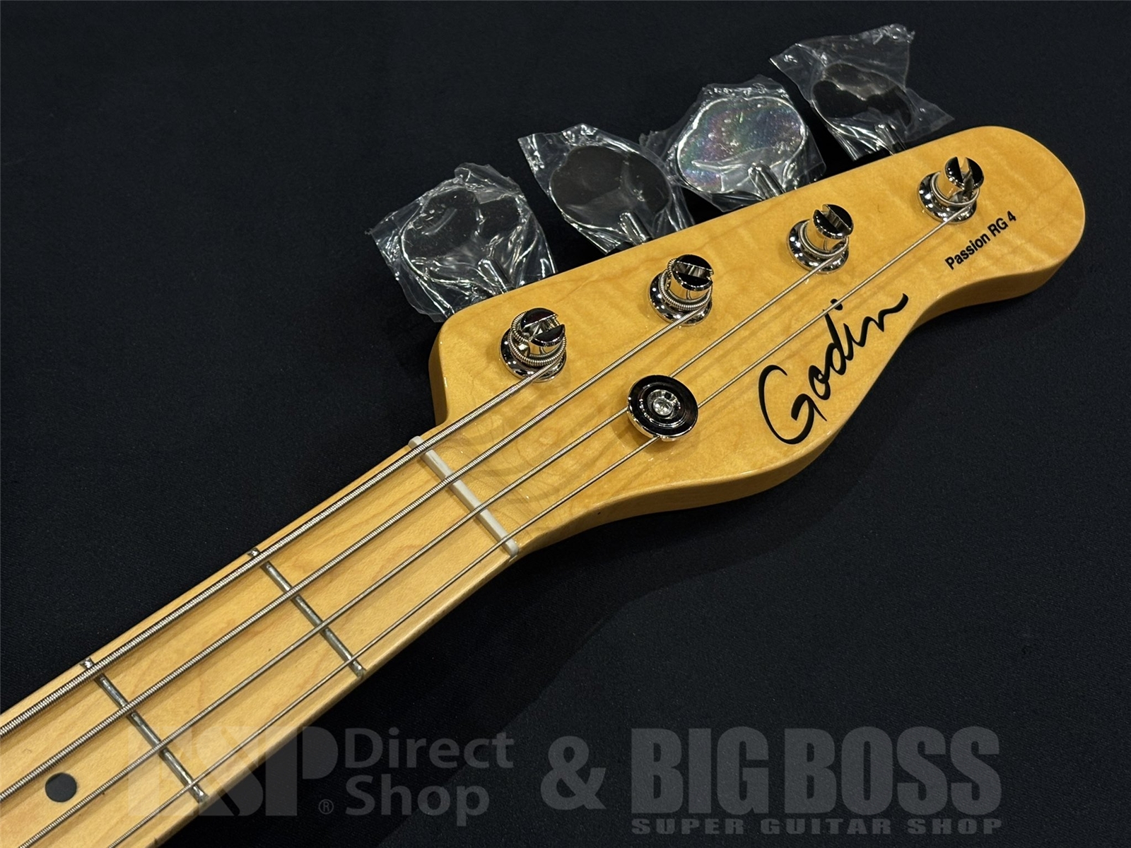 【即納可】Godin(ゴダン)Passion RG-4 Swamp Ash Bass / Natural Swamp Ash 京都店