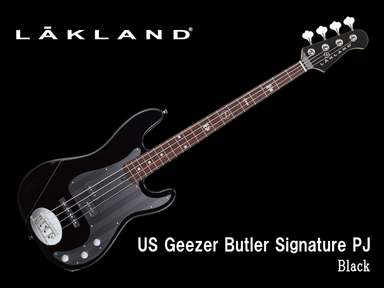 【受注生産】LAKLAND(レイクランド) USA US Geezer Butler Signature PJ (Black Sabbat/Geezer Butlerモデル)