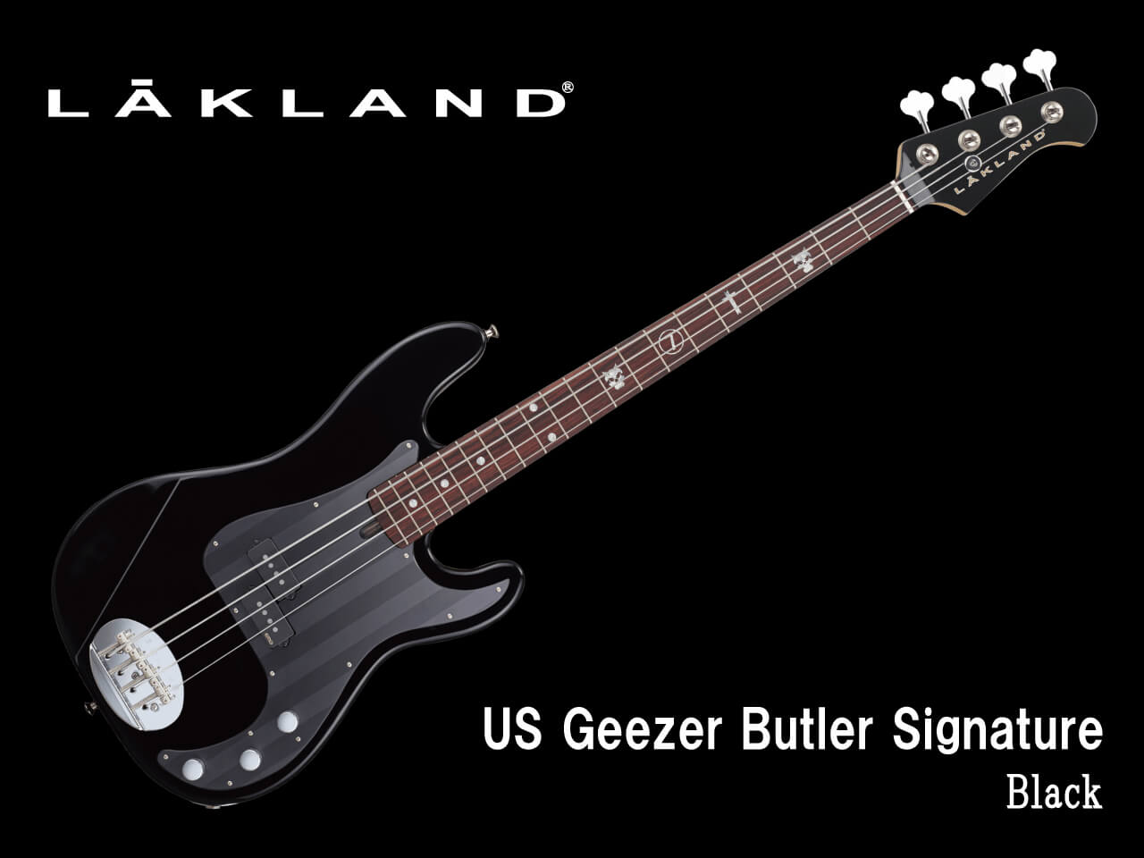 【受注生産】LAKLAND(レイクランド) USA US Geezer Butler Signature (Black Sabbat/Geezer Butlerモデル)