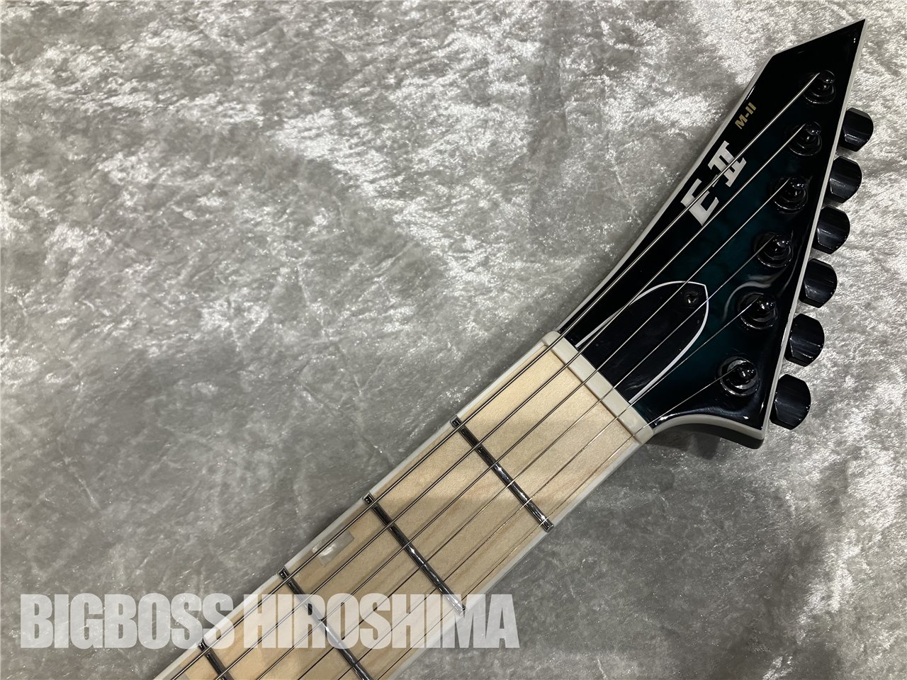 【即納可能】E-II M-II NT HS QM / Black Turquoise Burst 広島店