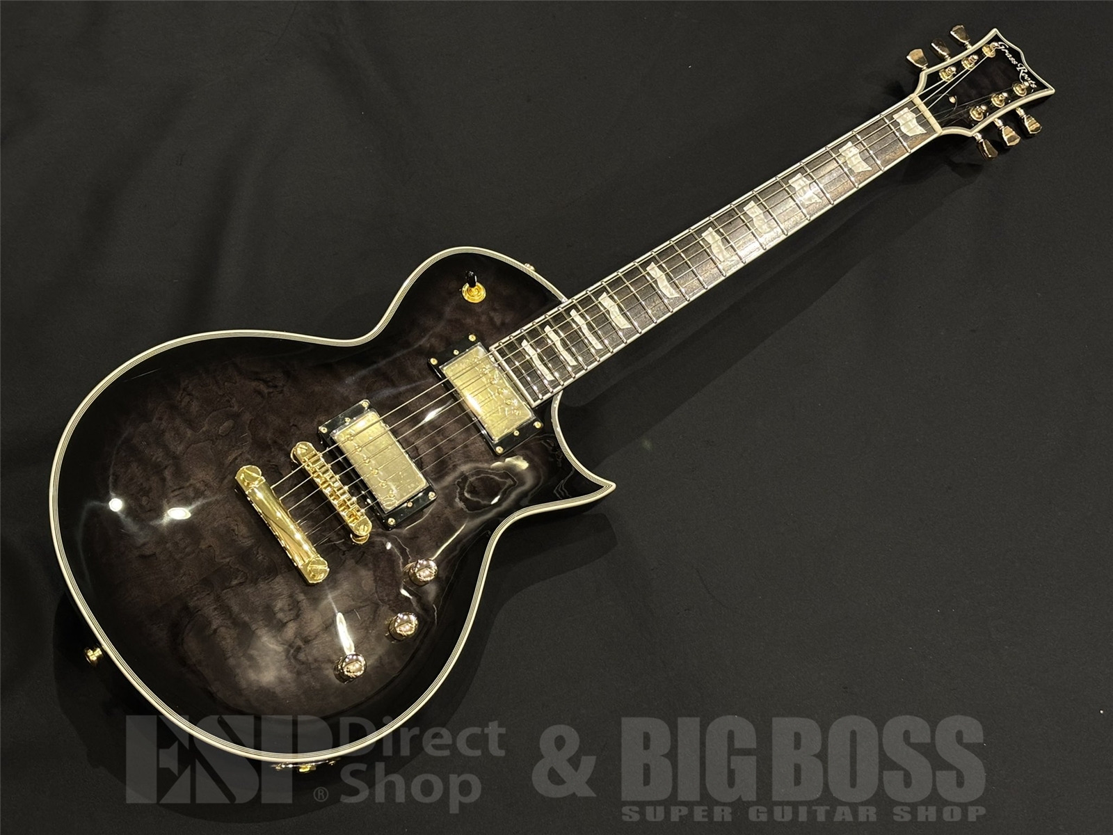 【即納可能/アウトレット】GrassRoots(グラスルーツ) G-EC CTM QM / See Thru Black Sunburst 京都店