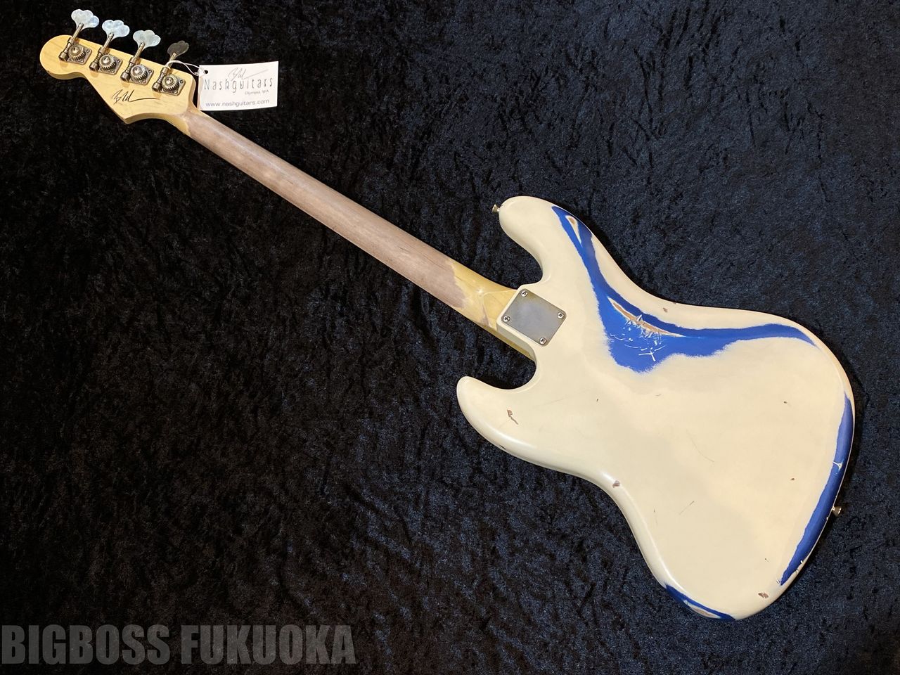 【即納可能】Nash Guitars(ナッシュギターズ) JB63【Olympic White over Lake Placid Blue】福岡店